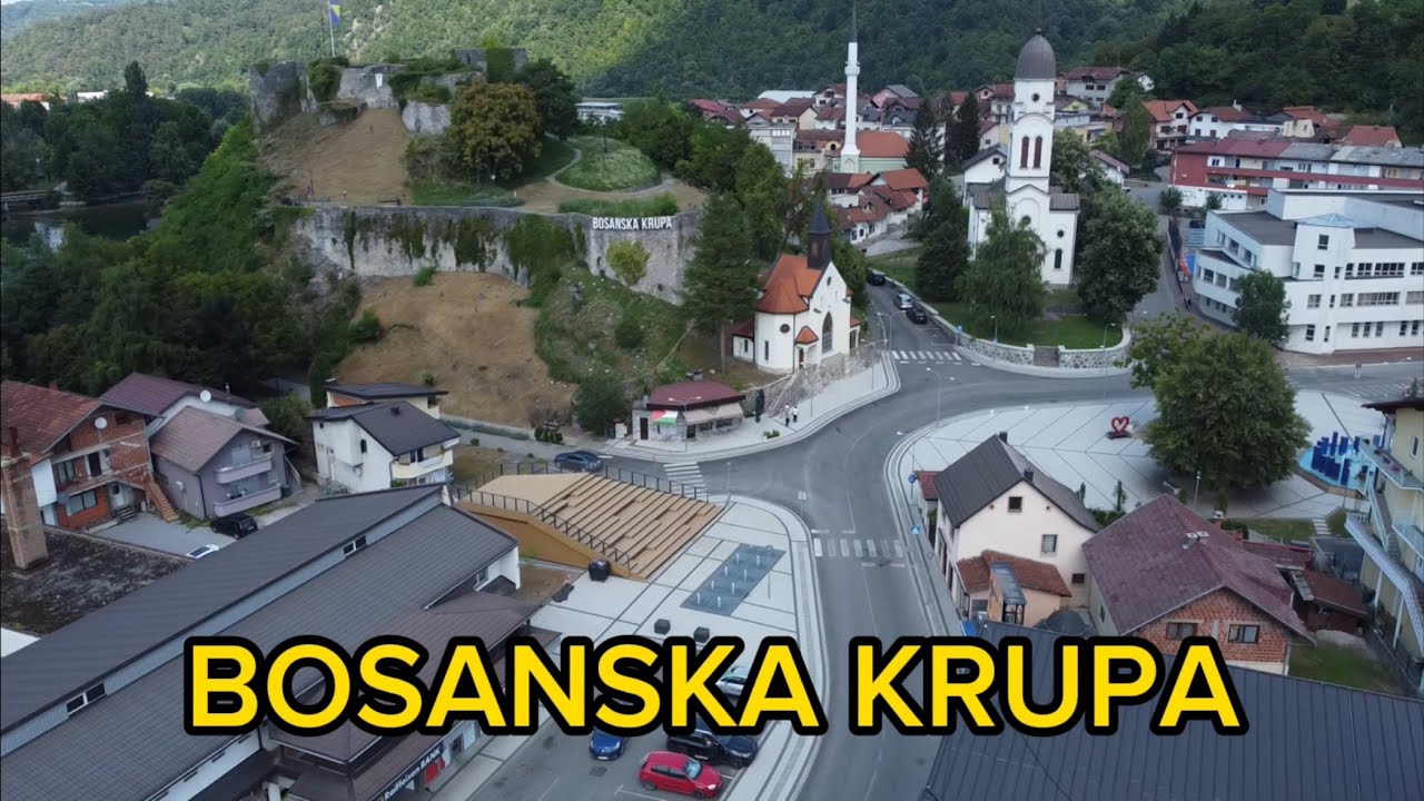 BOSANSKA KRUPA (snimak dronom juli 2024.)