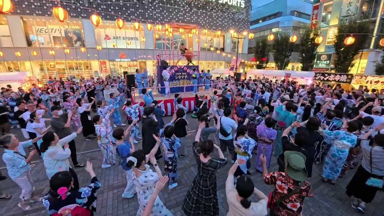 上野音頭　2025年パンダ広場盆踊り2日目30　シタマチふるさと盆踊り大会　御徒町南口駅前広場