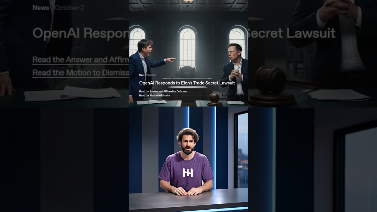 BREAKING NEWS | OpenAI brutally responds to Elon Musk's lawsuit