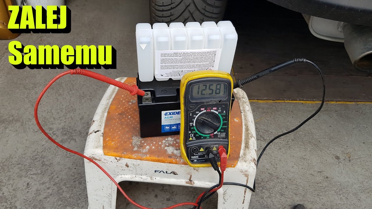 Akumulator Motocyklowy Dlaczego Zalewam go Sam ? :). Zalewanie Elektrolitem Nowego Akumulatora