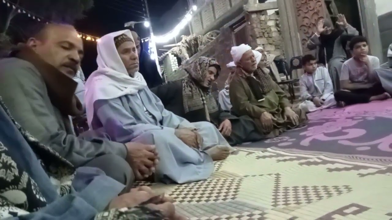 السادة الشاذلية العمرانية بكوم أبو شيل في افتتاح مسجد عباد الرحمن بالخطبة
