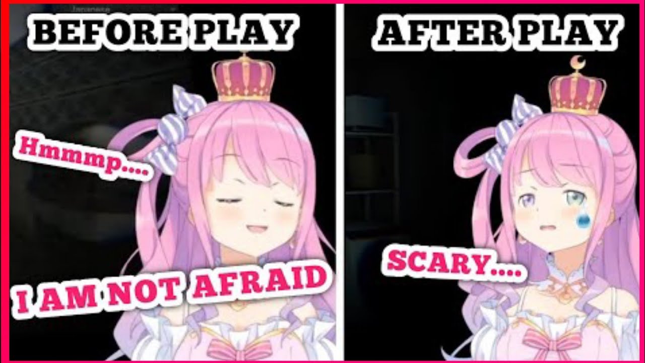 【Hololive Clip】 Himemori Luna Playing Horror Game【ENG SUB】