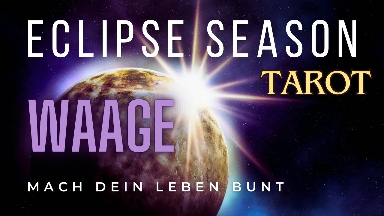MONDFINSTERNIS 🌕🌑 WAAGE | Eine Überraschung wartet auf Dich | Love beginns
