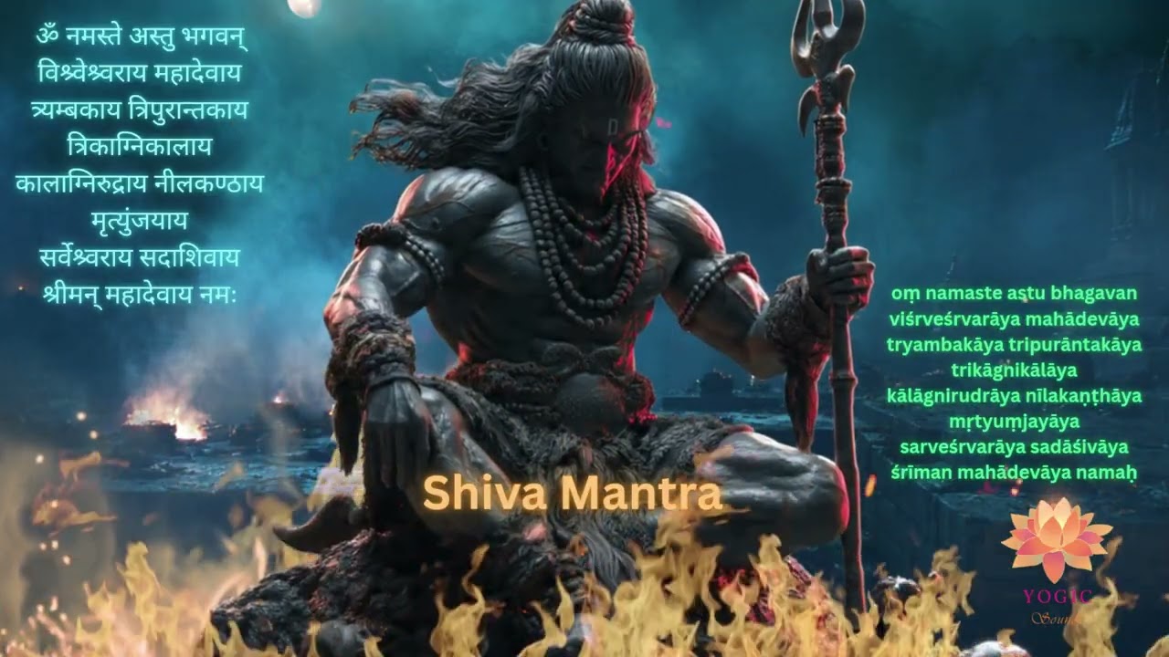 Powerful Shiva Mantra 108 times | Namaste Astu Bhagavan | शिव मंत्र | Authentic vedic pronunciations