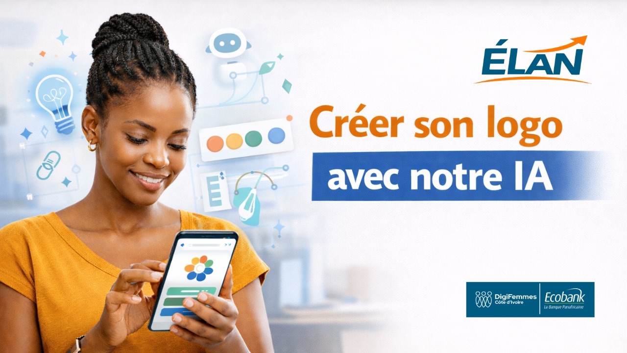 #6 Créer votre logo avec l'IA de DigiFemmes  | Defi 1 - Piscine S1 - E.L.A.N @digifemmes & Ecobank
