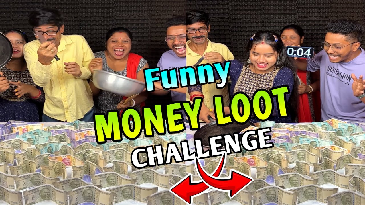 Exclusive Huge Money Loot  Variety Item Funny Game Challenge With Family