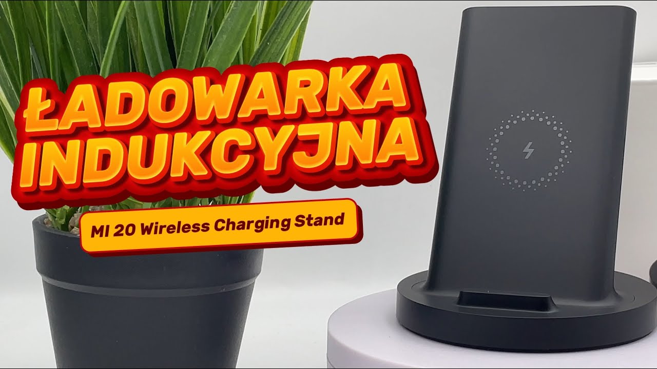 Unboxing Xiaomi Mi Wireless Fast Charger Stand 20W, ładowarka indukcyjna.