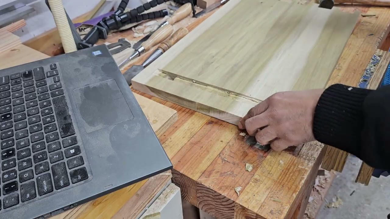 Hand Tool Woodworking: Building a Speaker Table Enclosure - Part 4