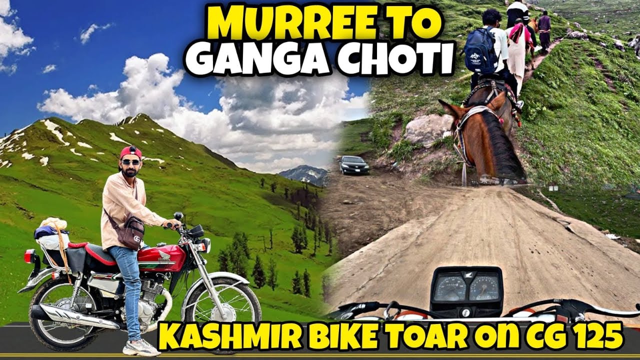 Murre to GANGA CHOTI | kashmir bike tour 2025 | Day 2