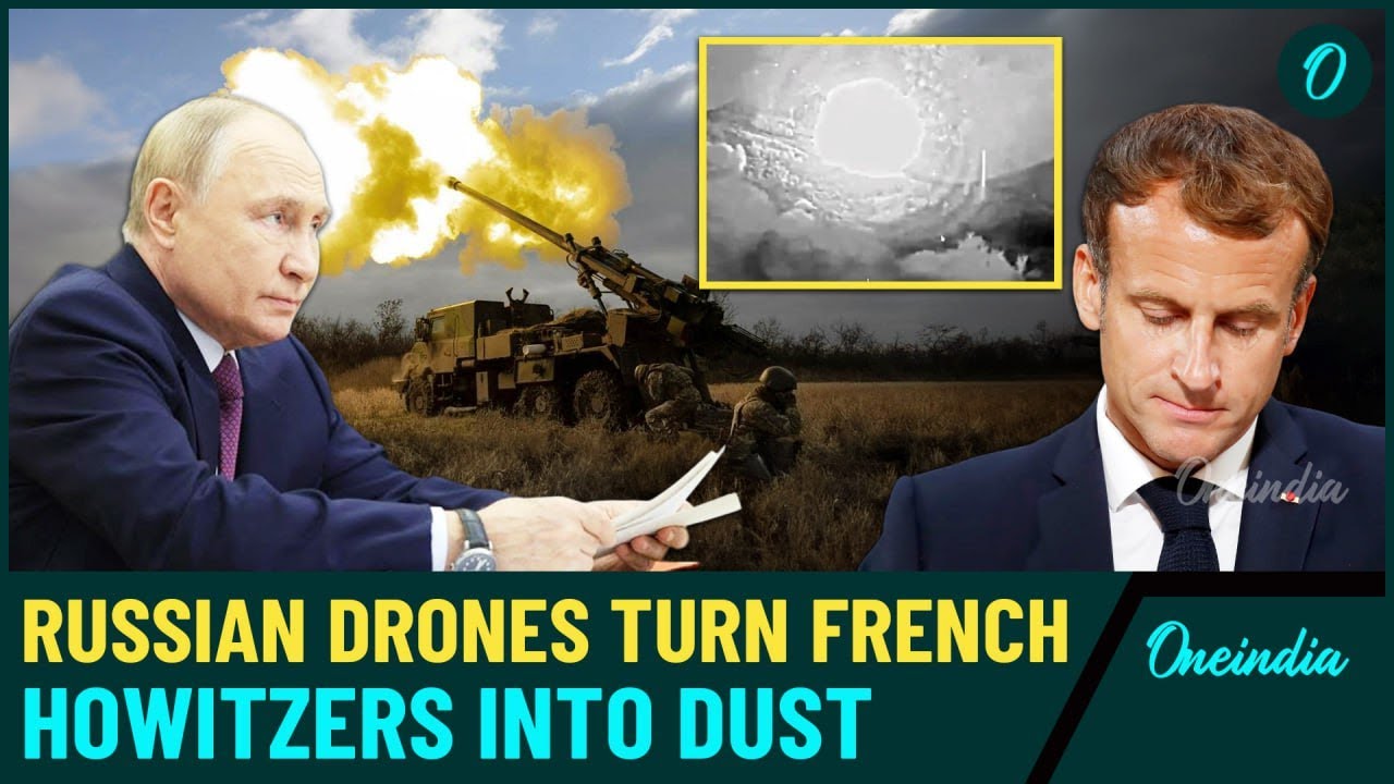 Sumy War:Russian Drone Vapouries French Ceaser Howitzers| Shocking Video Show Moment of Devastation
