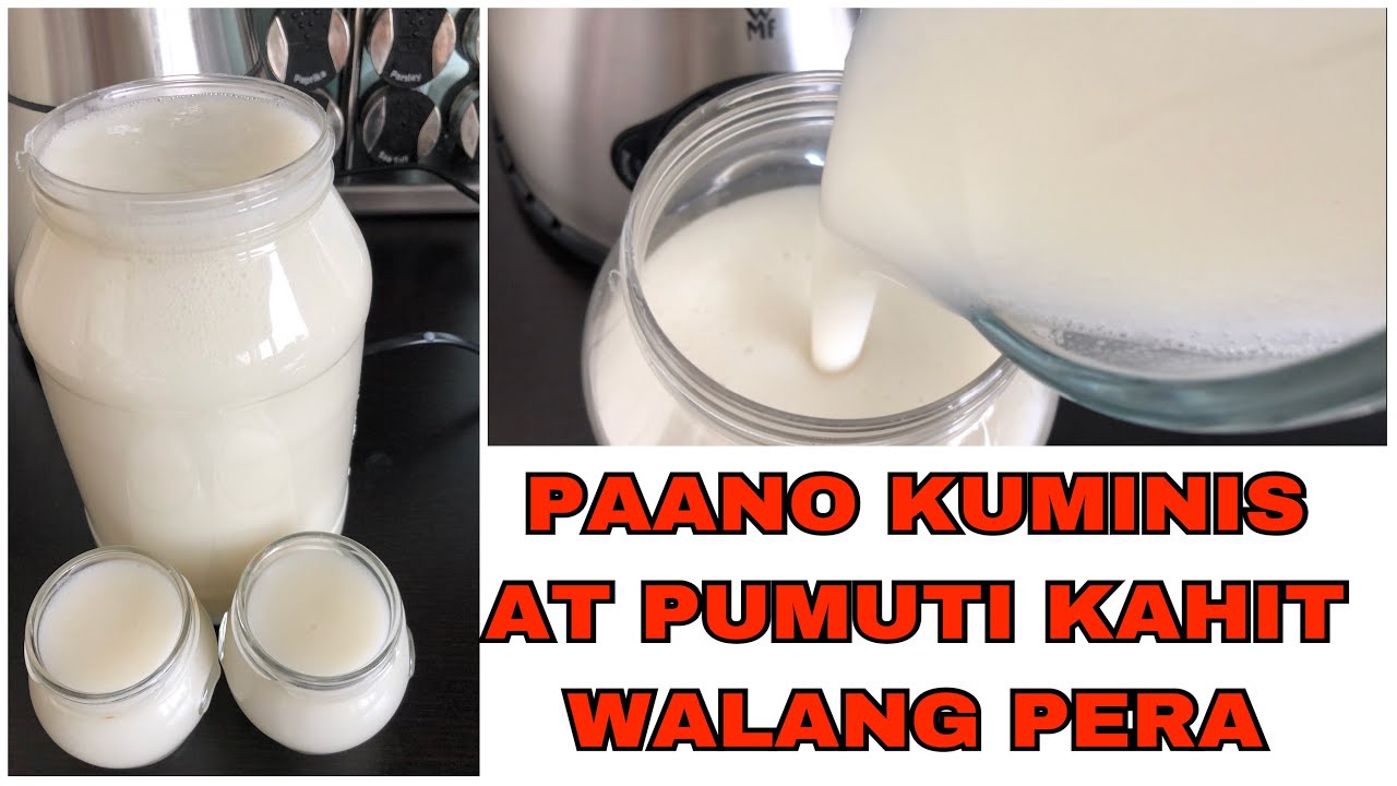 PAANO KUMINIS AT PUMUTI KAHIT WALANG PERA |RICE MILK FACE MASK|SIMPLE NATURAL SKIN REMEDY-