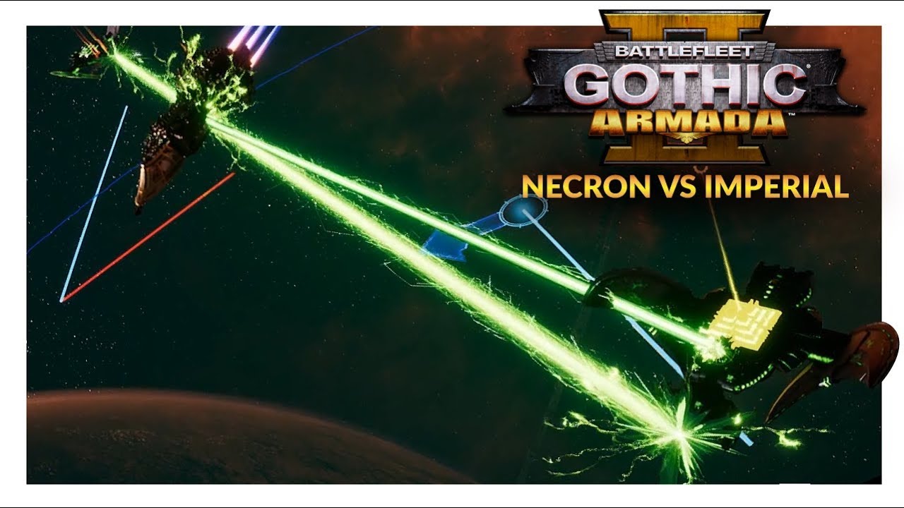 BATTLEFLEET GOTHIC ARMADA 2 | ALL KHOPECETIC - Necron vs Imperial Navy (Ranked 1v1)