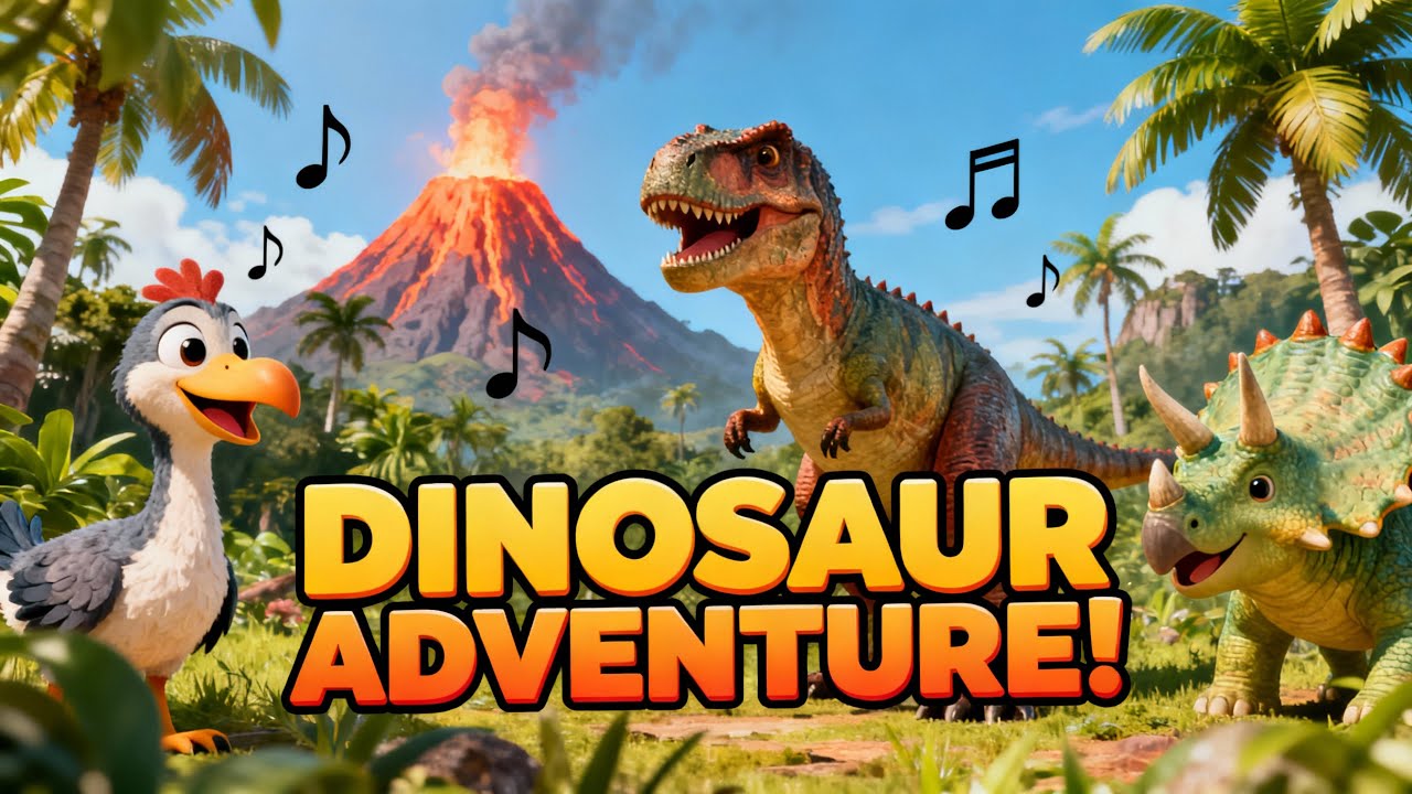 Dodo’s Prehistoric Adventure | Dinosaur Learning Song by DodoVerse | Fun Jurassic Journey for Kids