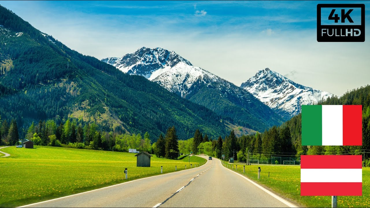 🇦🇹🇮🇹 Driving from Austria to Italy #travel #4k #2024