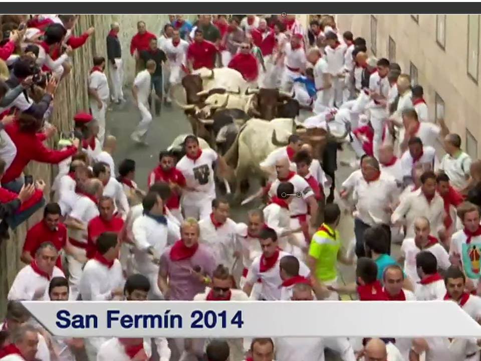 Bull Running & Sangria Party 2014 - Pamplona (San Fermin)