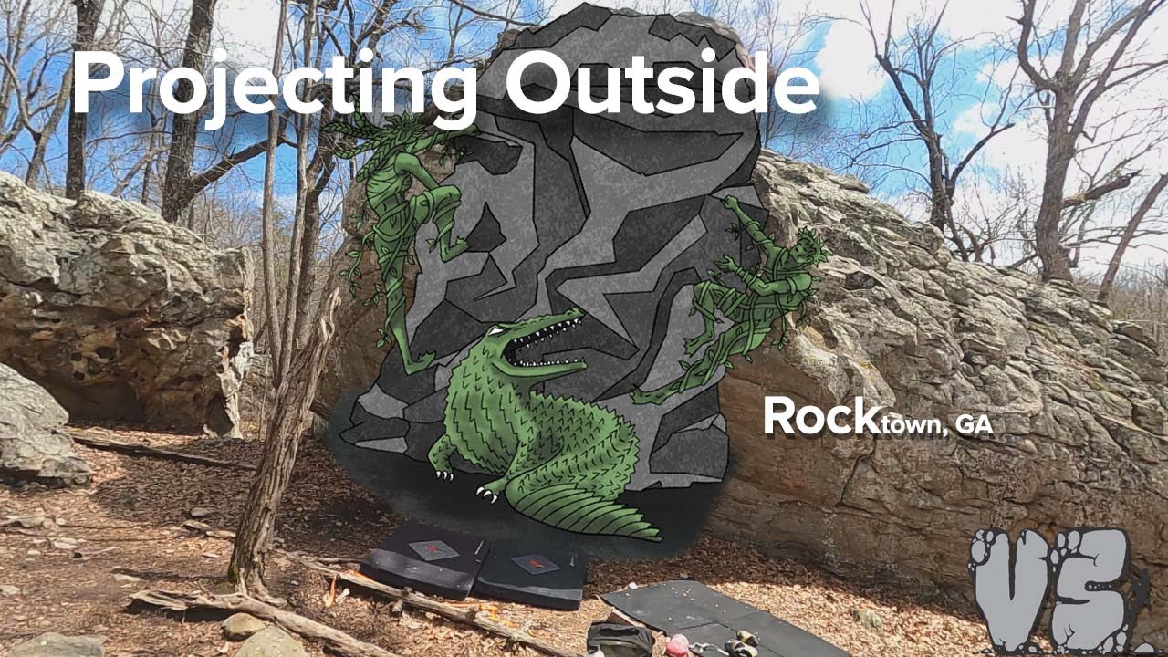 Projecting Outside: Bouldering in Rocktown on Lab Rats