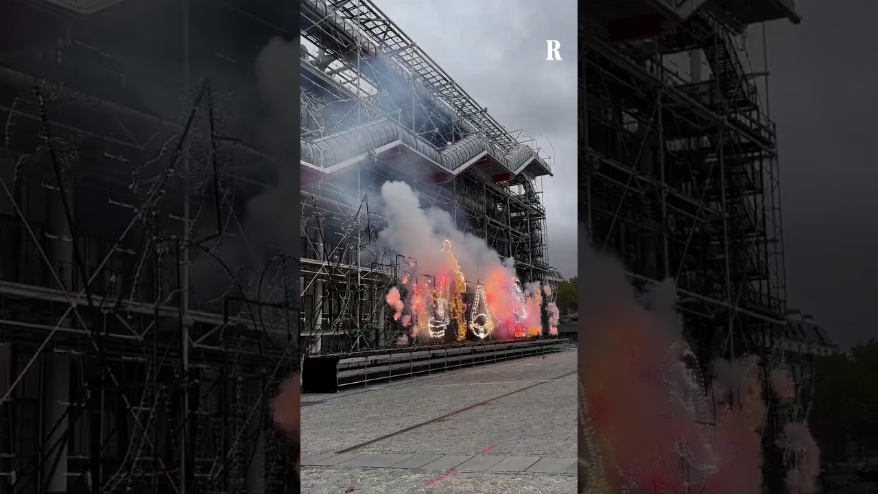 A Parigi il centro Pompidou chiudere fino al 2030, lo spettacolo pirotecnico