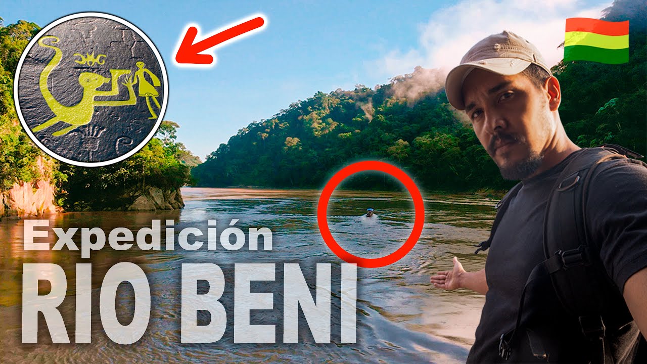 Encontré petroglifos de REPTILES ANTROPOMORFOS tallados en una Roca / AMAZONÍA Boliviana