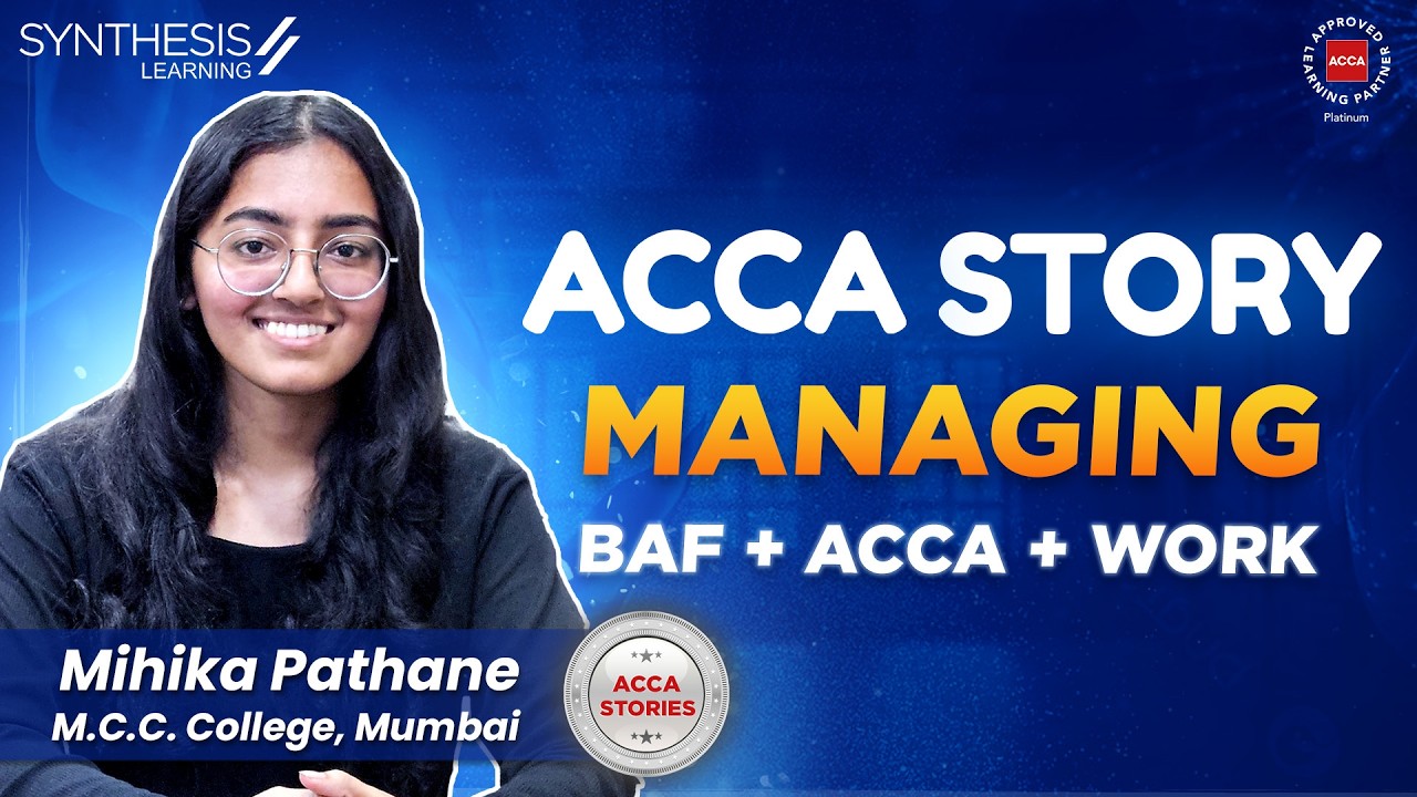 BAF + ACCA + Work? Here’s How She Did It