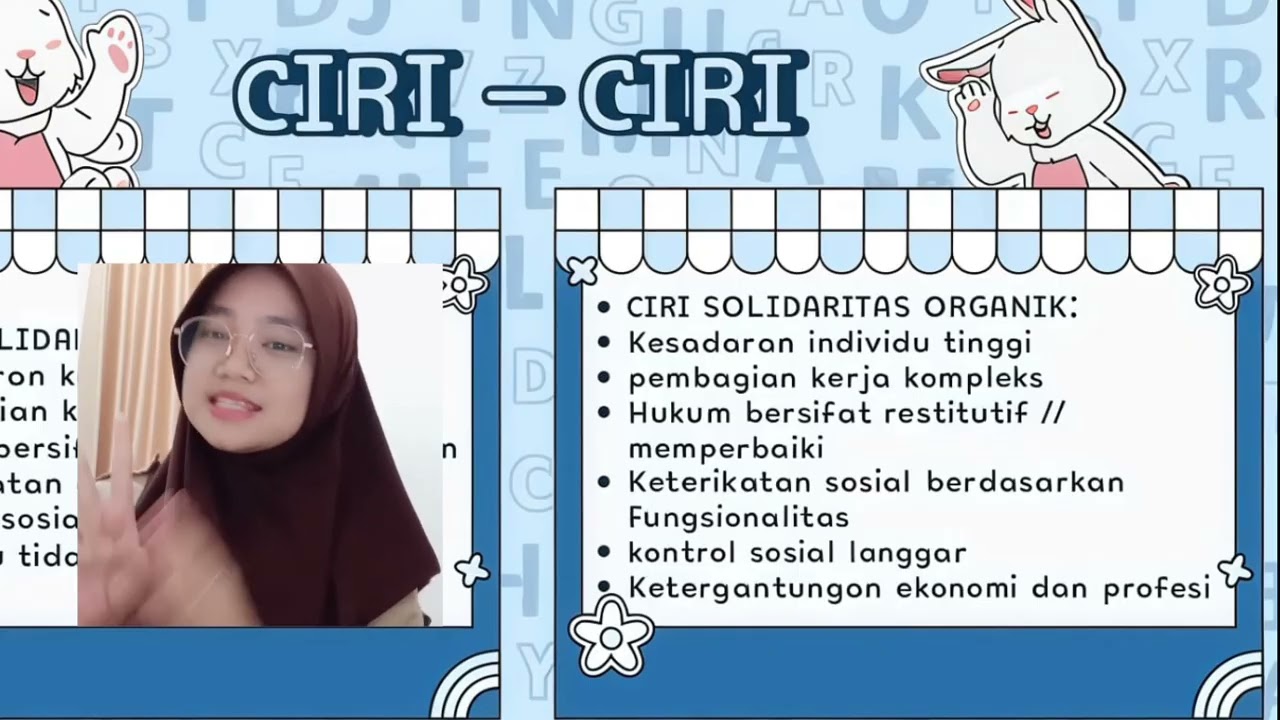 Sosiologi - Solidaritas Mekanis & Solidaritas Organis
