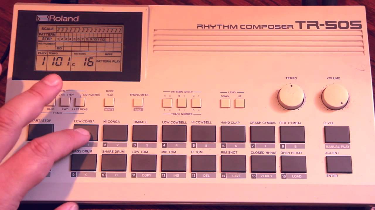 Roland TR-505 demo