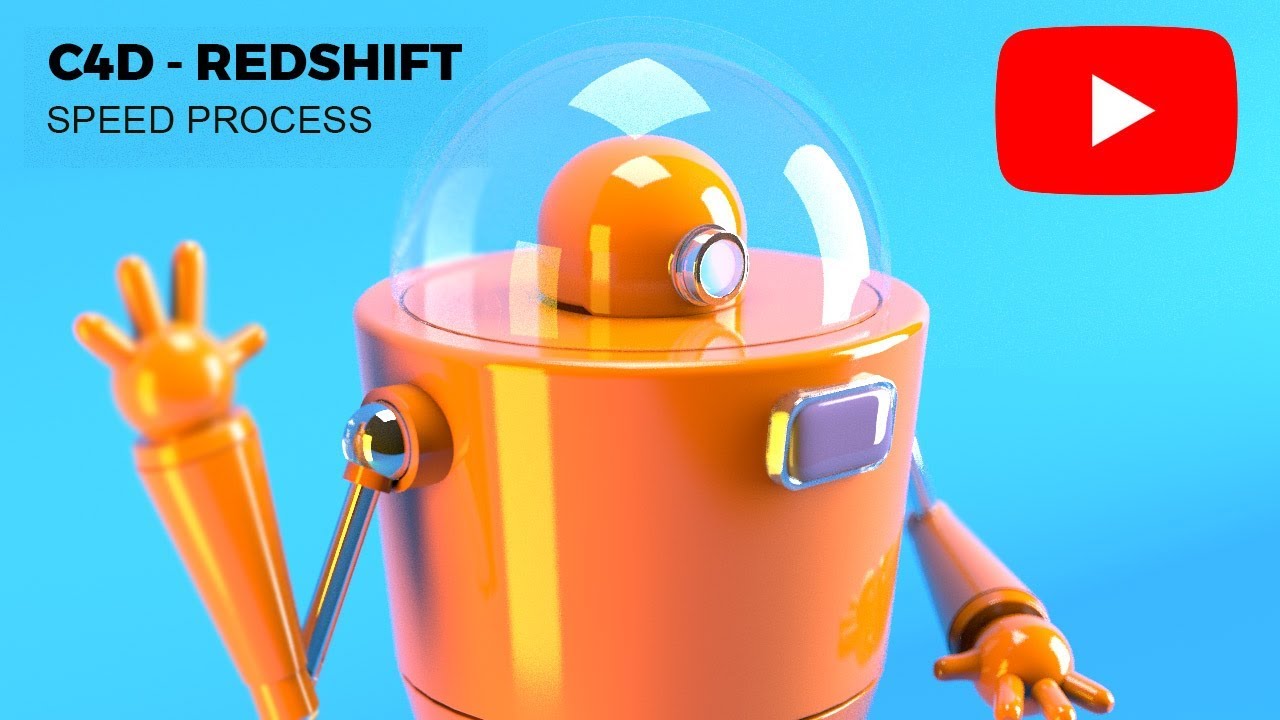 How to create a 3d Robot in Cinema4d - Redshift