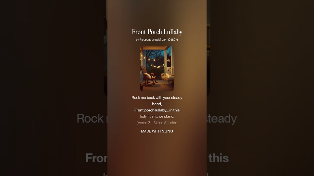 Front Porch Lullaby