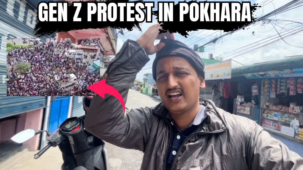 Gen Z Protest In Pokhara : Gen Z Protest Nepal Raise