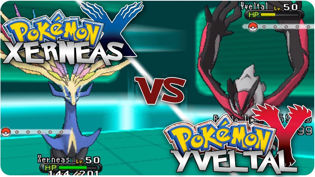 Pokemon X & Y: Xerneas vs. Yveltal Legendary Battle!