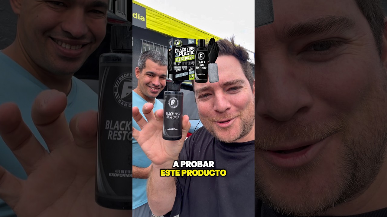 Probamos este black trim restorer de @exoforma que sirve para restaurar los pl&aacute;sticos da&ntilde;ados