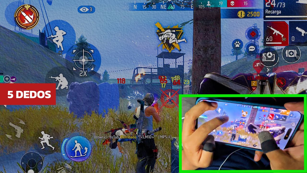 HAndcam 5 Dedos - DUO vs SQUAD 