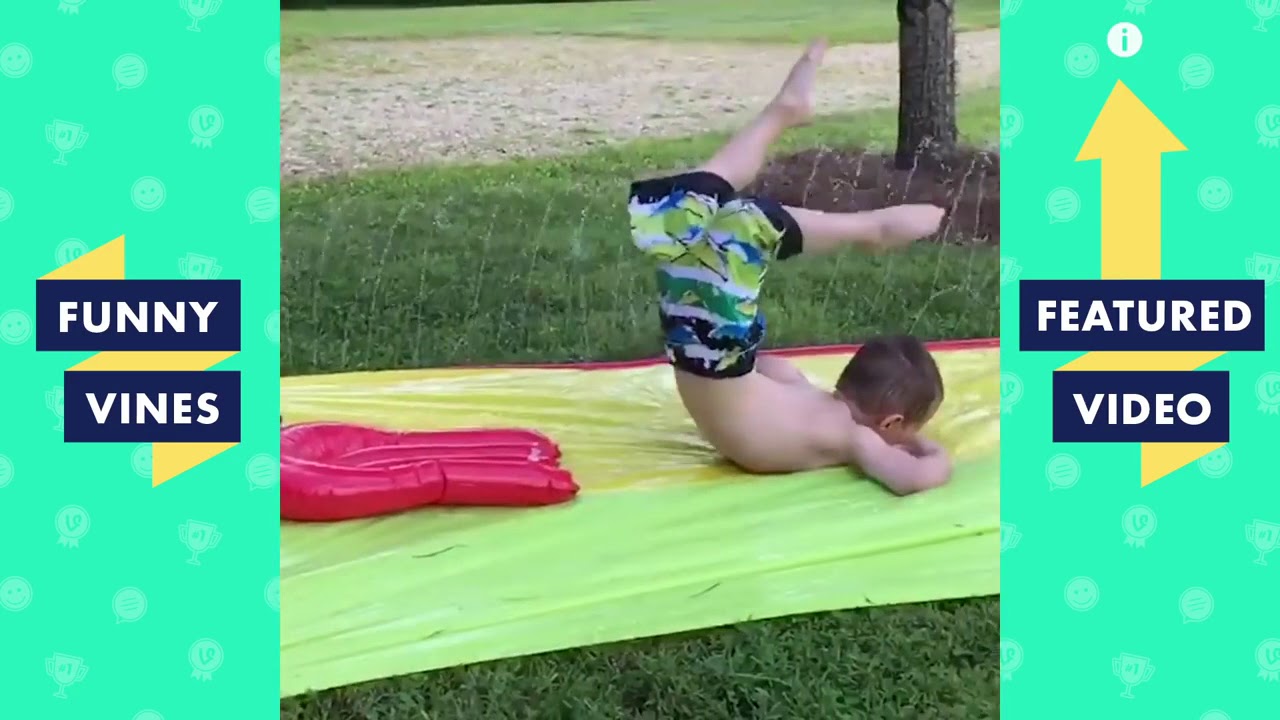 TRY NOT TO LAUGH or GRIN   Best KIDS WATER FAILS Compilation   Funny Vines 2018