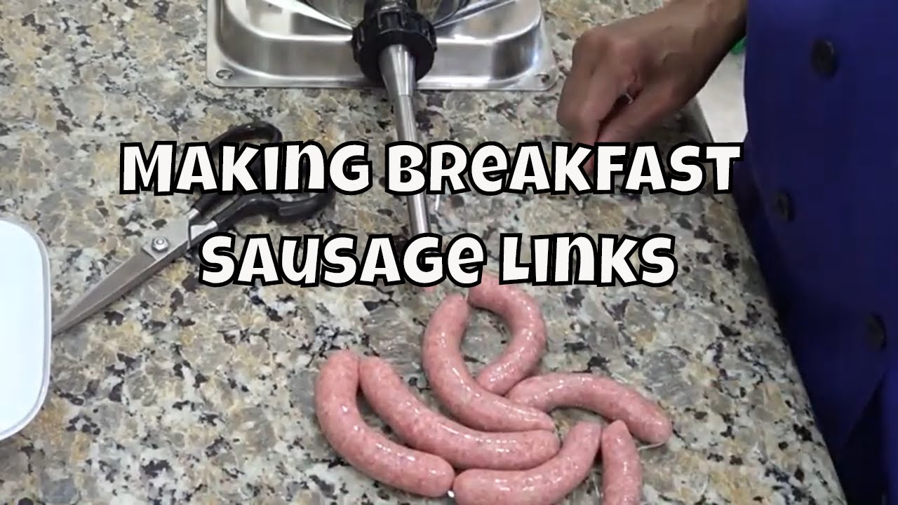 Making Breakfast Sausage Links