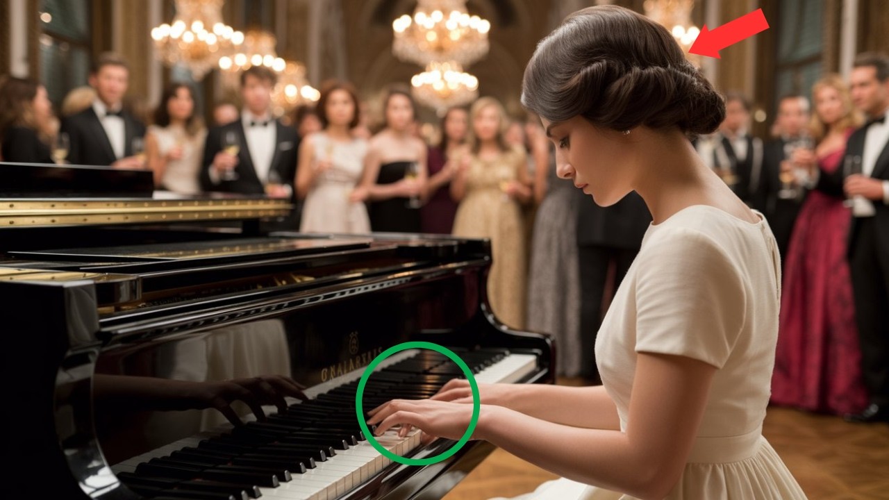 Waitress Steps Up to the Piano — What Happens Next Leaves the Elite Crowd Speechless!