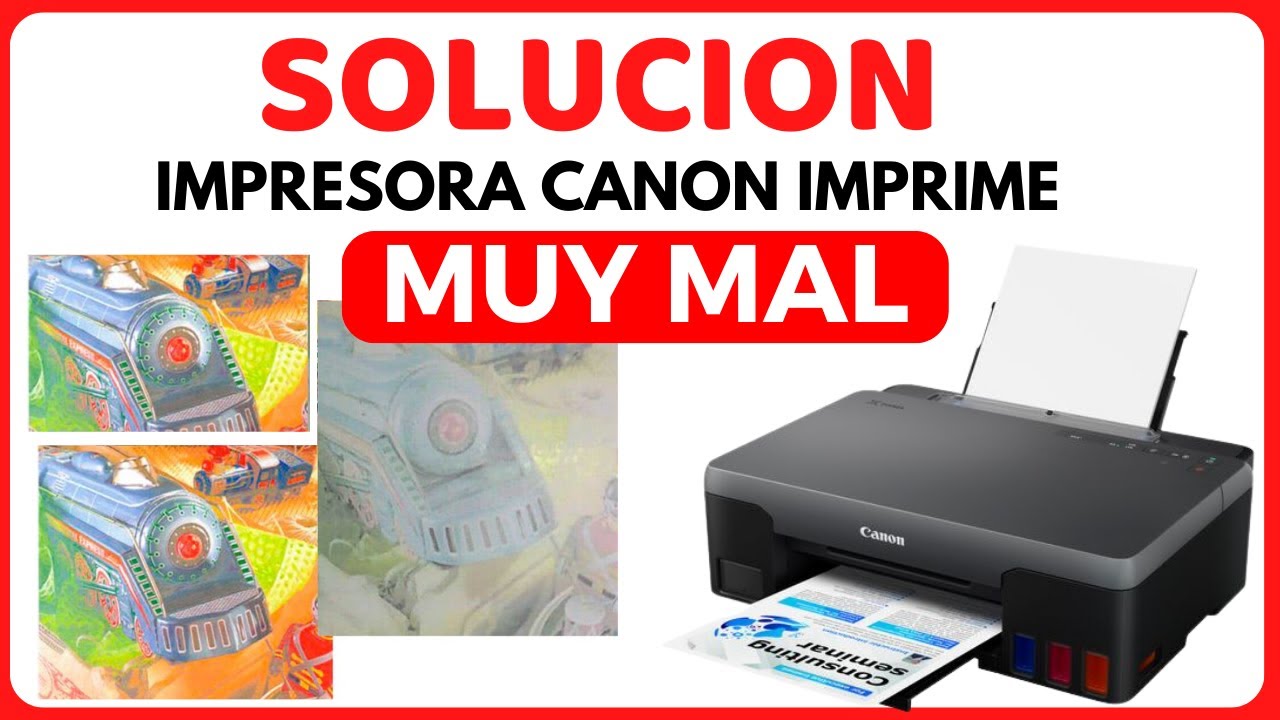 Como Solucionar Problemas de Color en una Impresora Canon - Impresora Canon G2160 No Imprime Bien