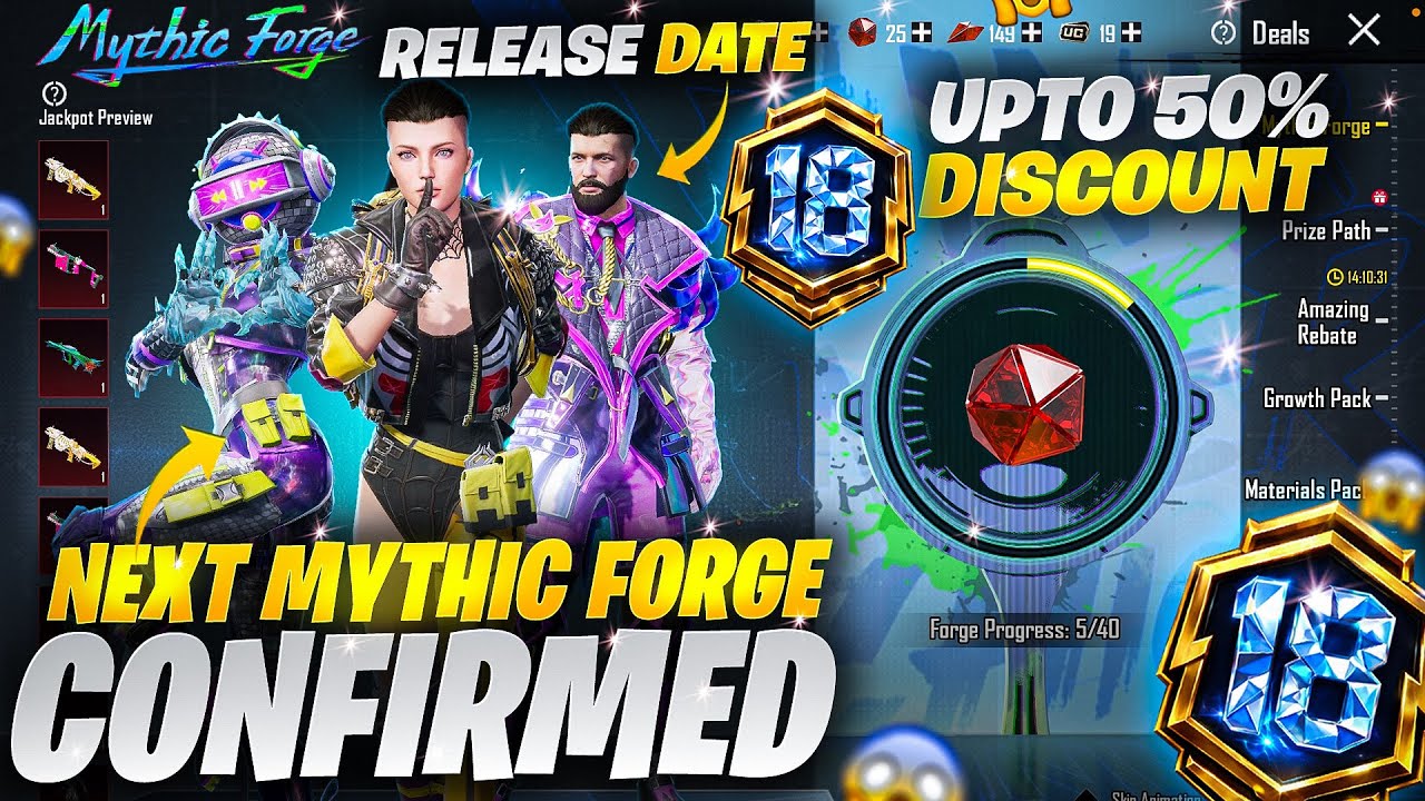 Next Mythic Forge Confirmed |  Get Mythic In Just 5 Gem | 8Th Anniversary Biggest Discount 