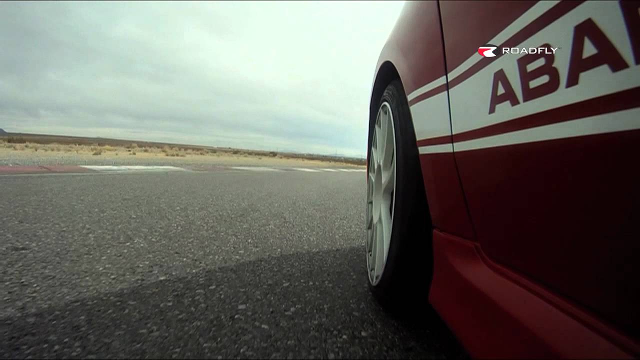Fiat Abarth at the Race Track by RoadflyTV with Emme Hall