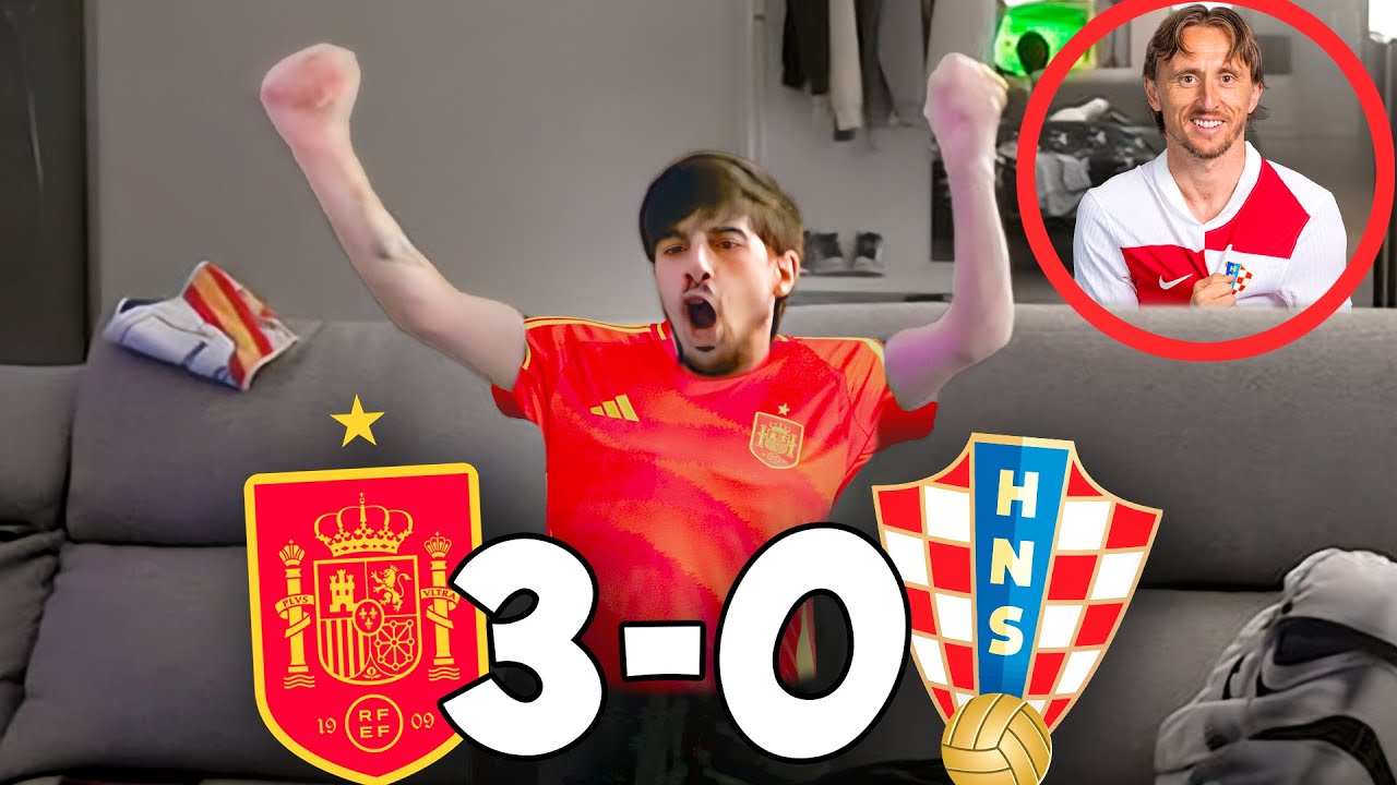 Fan n1 de Modric reacciona al España-Croacia | Eurocopa 2024