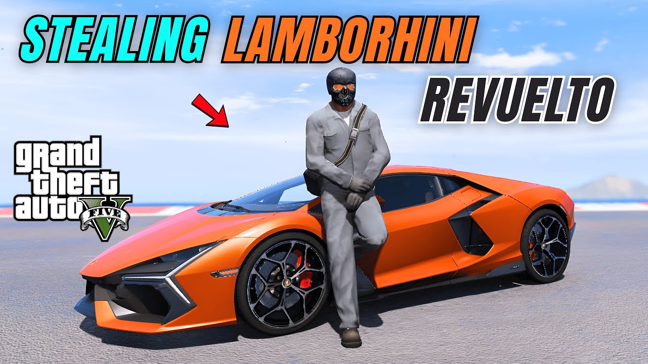 Police went Crazy After I Stole This LAMBORGHINI🚓 In GTA 5 Telugu