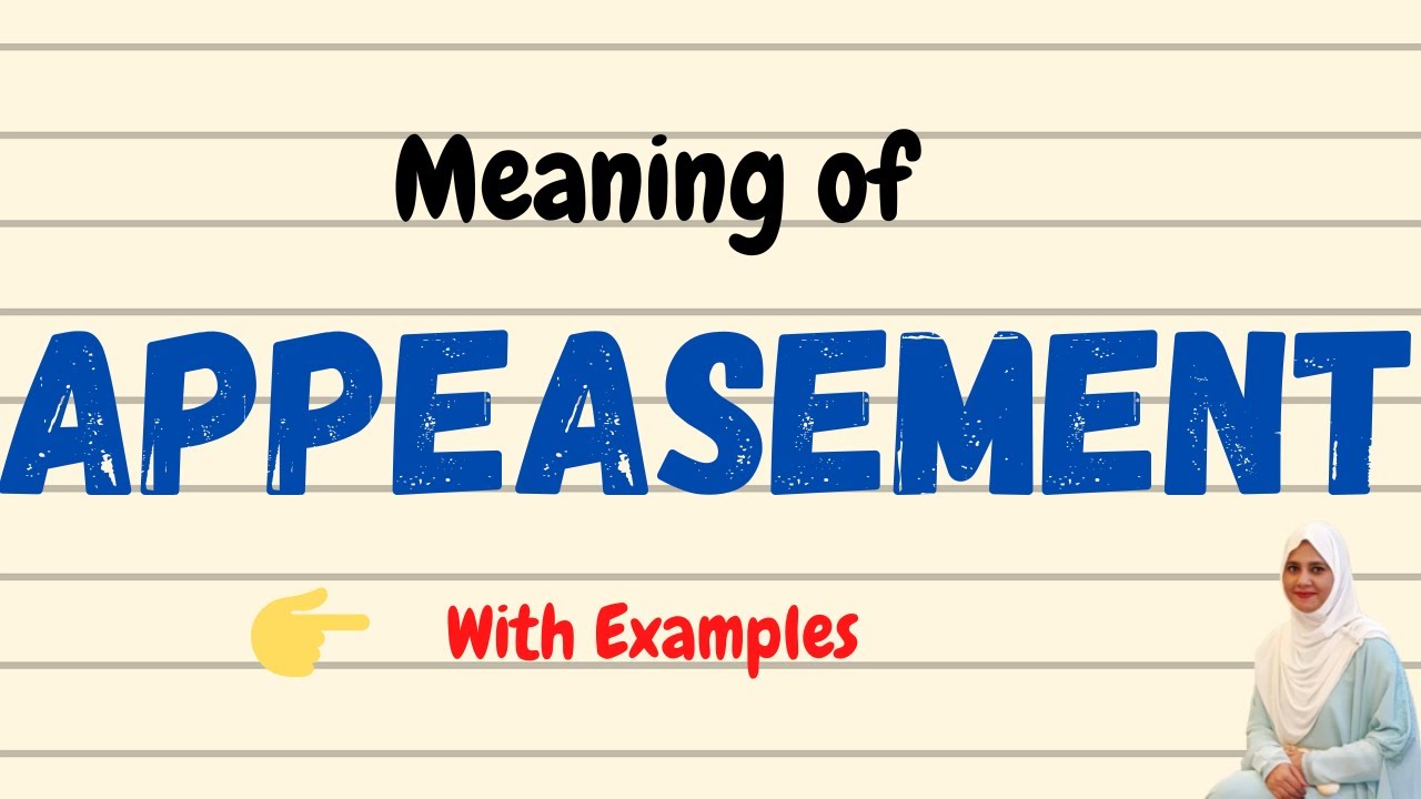 Daily vocabulary | Appeasement Meaning | Vocabgram