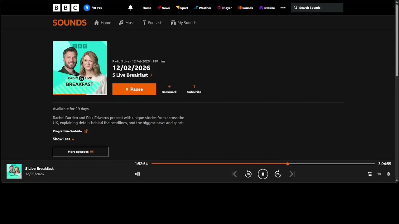BBC & The New Statesman Investigation into UHSx Maternity - BBC Radio 5 Live Breakfast 12/02/2026