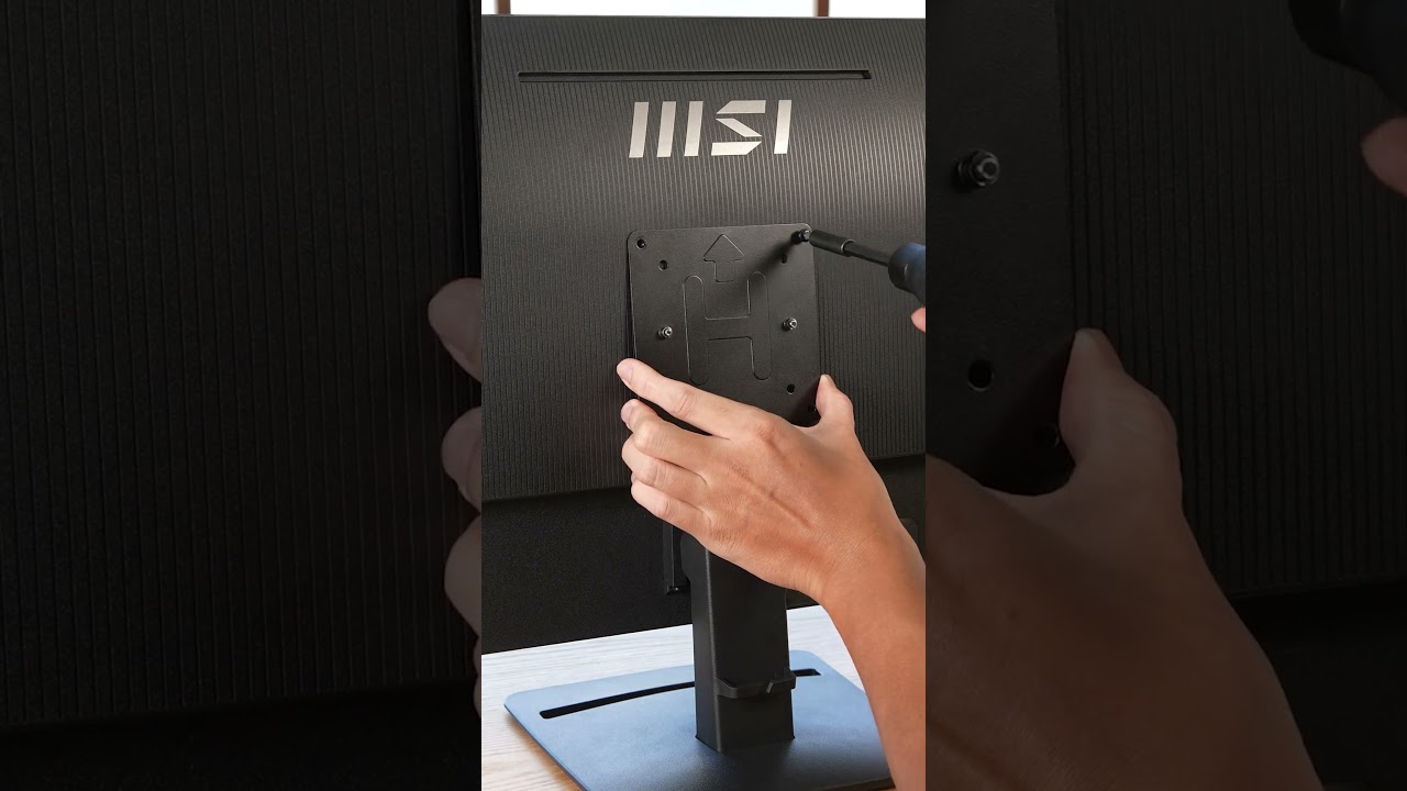 Three Steps to Mount Your Mini-PC on the Monitor | MSI