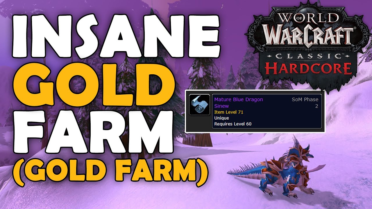 Best Level 60 Gold Farm in Hardcore Classic WoW