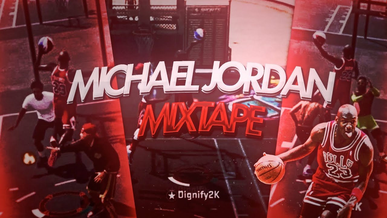 MICHAEL JORDAN CRAZY CONTACT DUNKS AT THE PLAYGROUND! NBA 2K18 SLASHER MIXTAPE