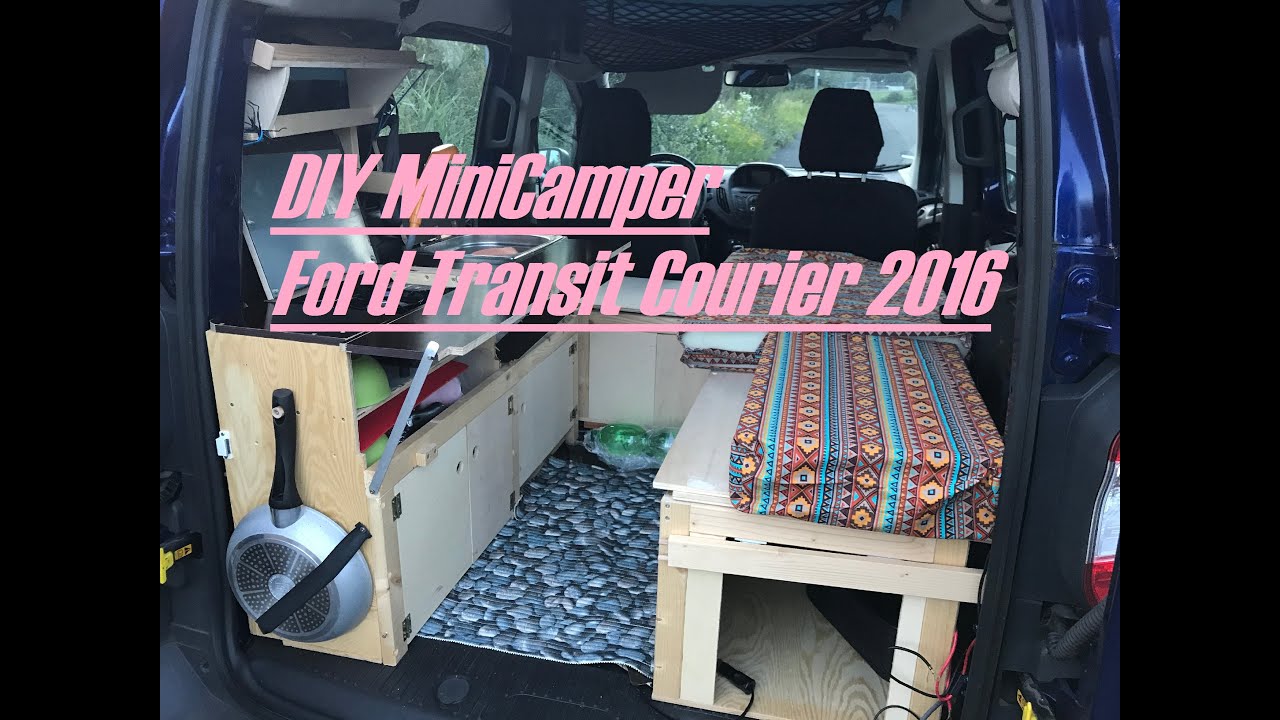 DIY Minicamper / Microcamper Ford Courier 2016