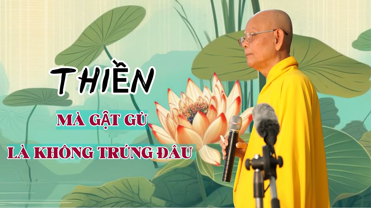 THIỀN MÀ GẬT GÙ LÀ KHÔNG ĐÚNG ĐÂU NHA! - Hòa thượng TỪ THÔNG