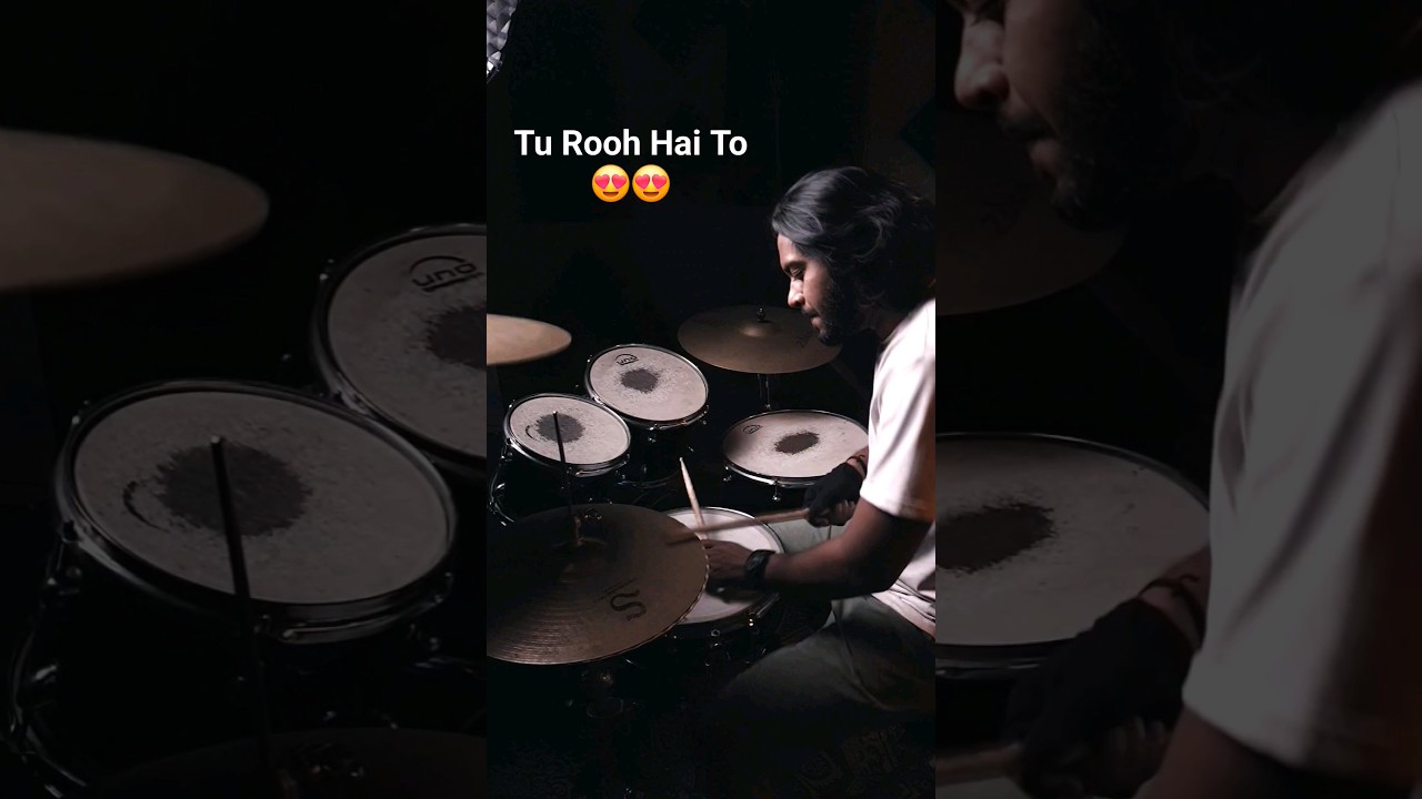 Tu Rooh Hai To Mai Kaya Banu | Sapna Jahan #shorts #bollywood  #drums