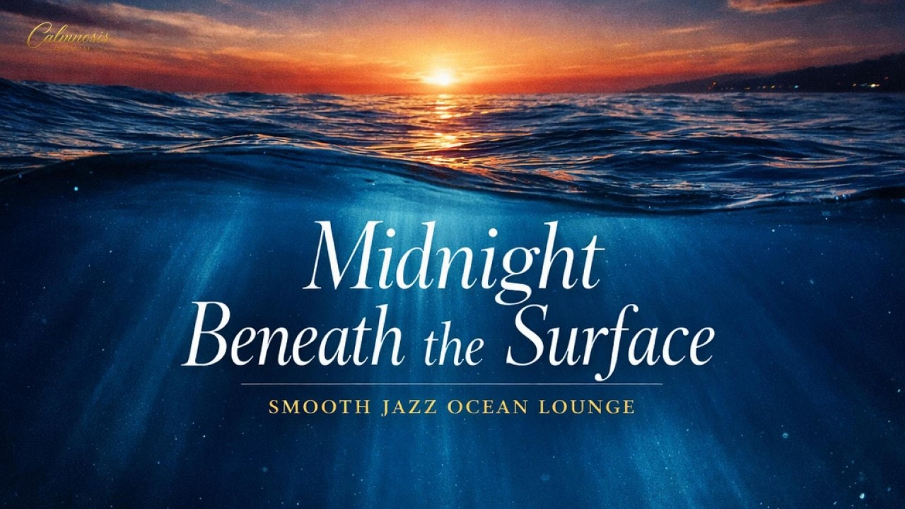 Deep Ocean Smooth Jazz 🌊 Midnight Lounge for Focus, Relaxation & Luxury Calm | Calmnosis