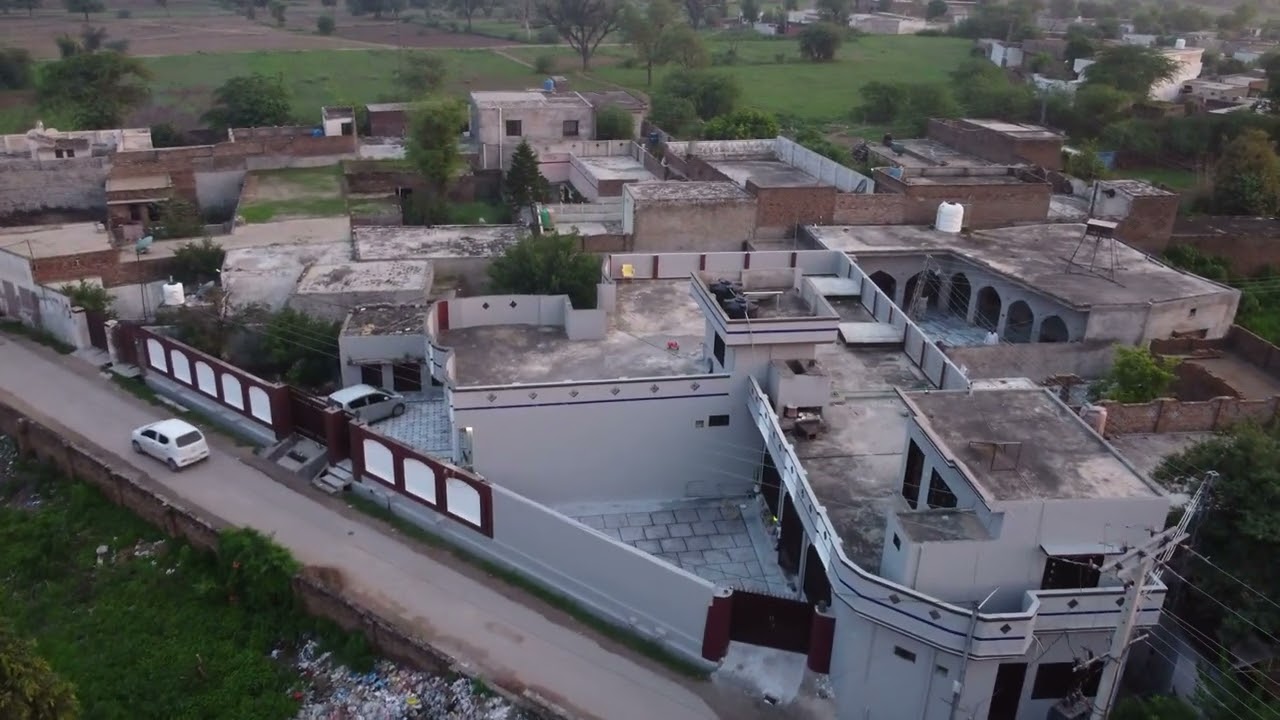 Saigolabad (Chakwal) Pakistan Aerial Drone Footage July 2022 4K UHD