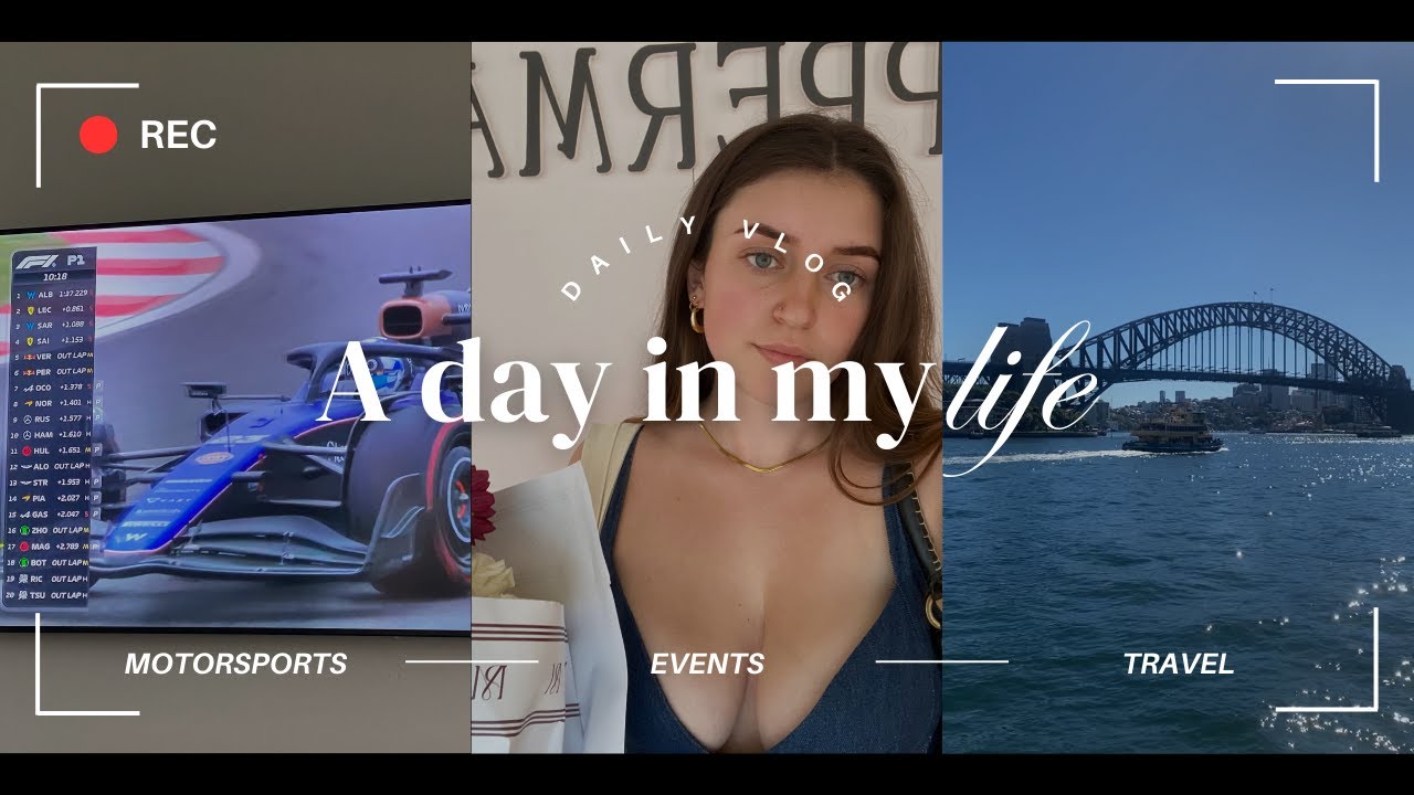 Week in a life... F1, SYDNEY, PEPPERMAYO VLOG